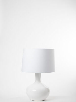 Lámpara blanca para decorar