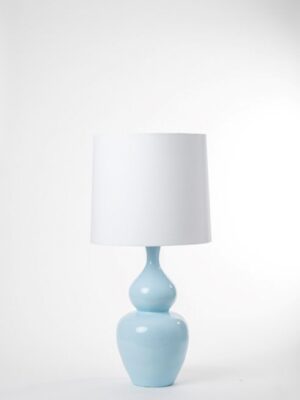 Lampara azul diseño moderno